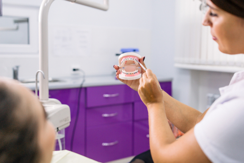 Dentist Explaining Dental Problems